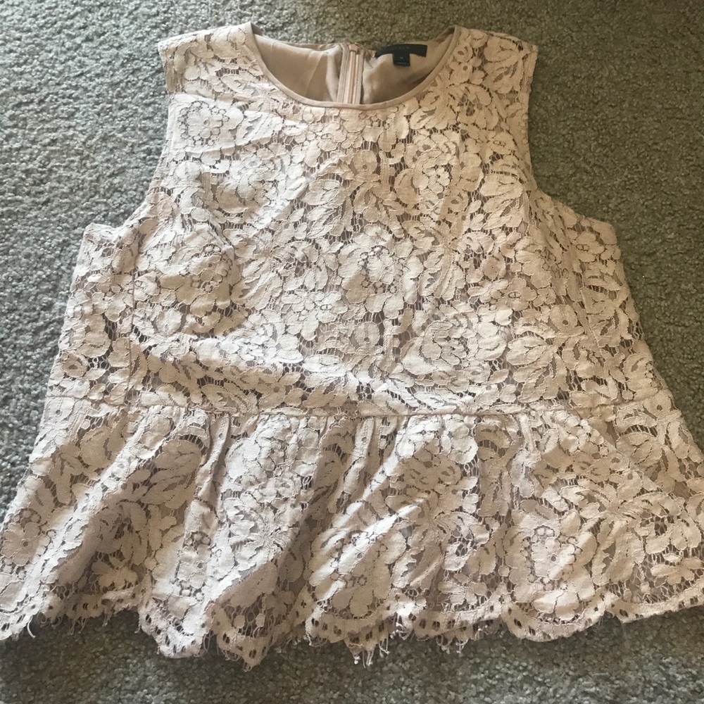 J.Crew Peplum Top