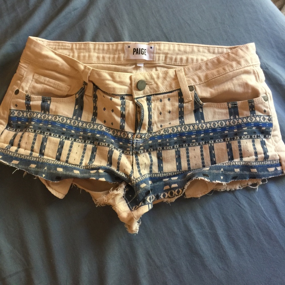 Paige cotton shorts