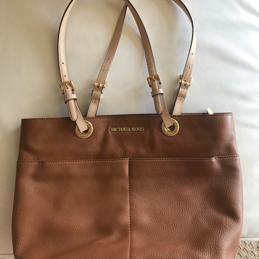 Michael Kors small tote bag brown leather