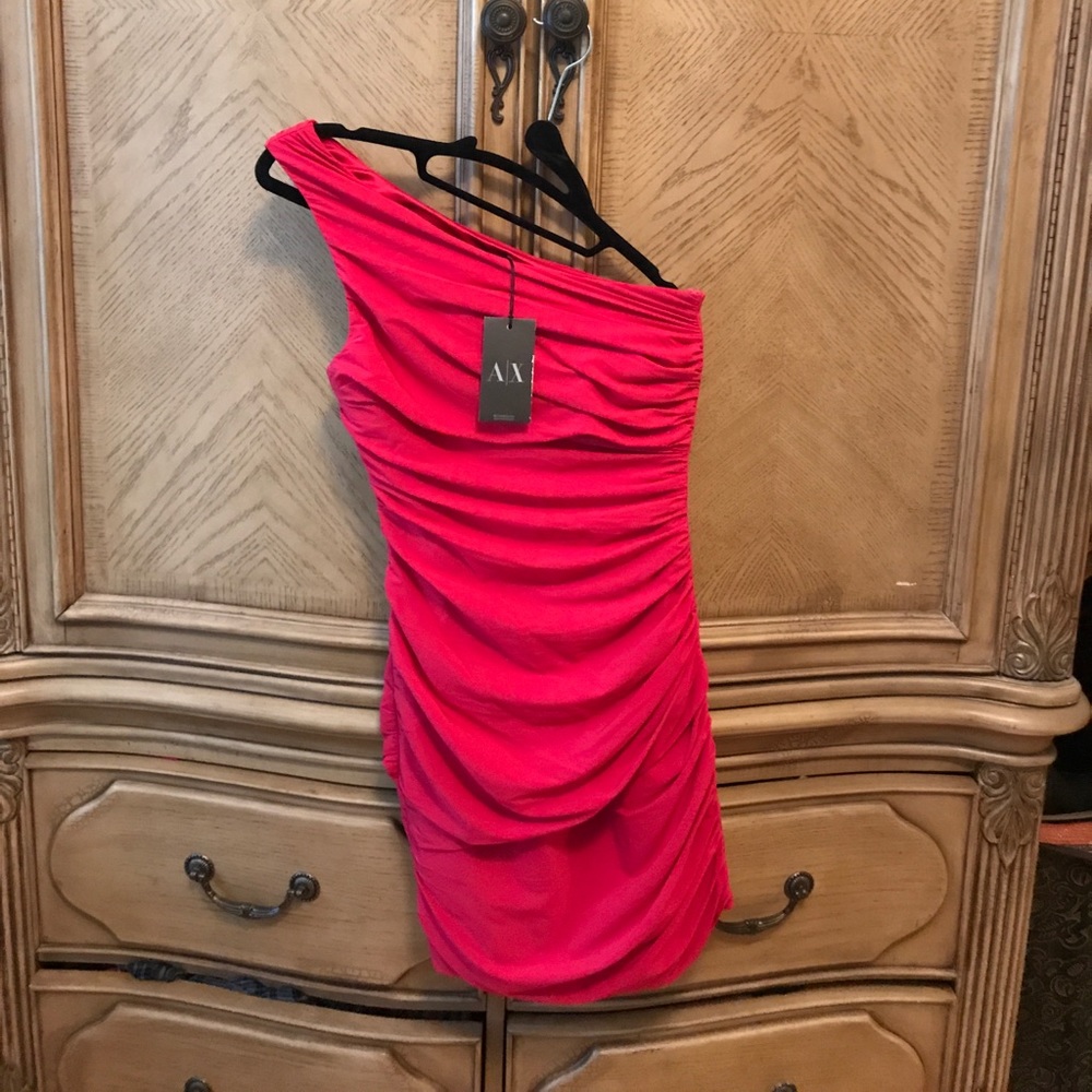 Red dress with tag . A/X brand