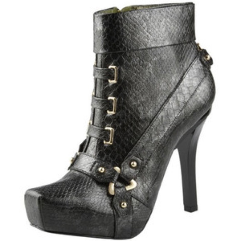 Christian Siriano for Payless harness ankle boots