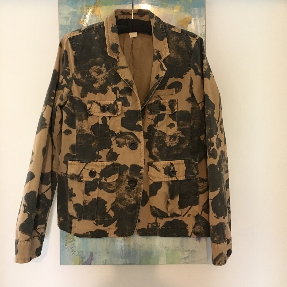 J. Crew military style blazer