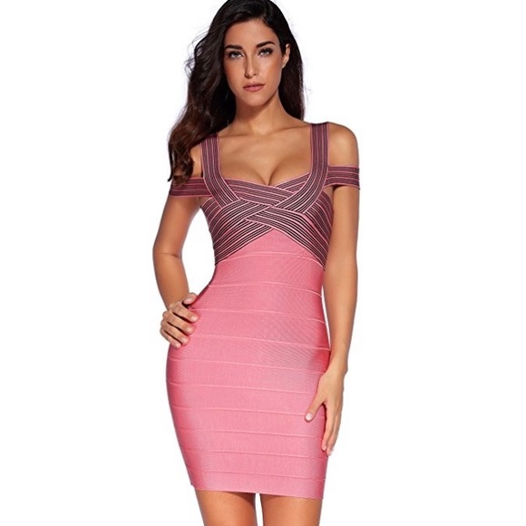 💗💗 Bodycon Sexy Bandage Dress - Picture 3 of 8