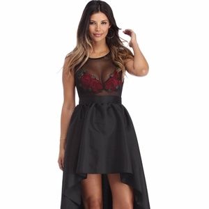 Formal hi-lo Windsor dress, size small