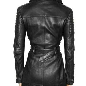 BUTTERY LEATHER LAMARQUE MIDI JACKET NWT