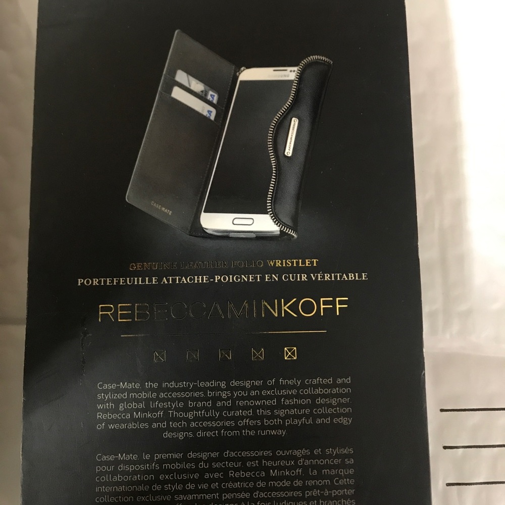 Rebecca minkoff leather case for galaxy S6