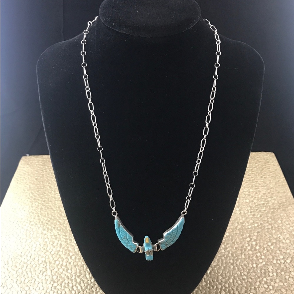 Unique Turquoise Necklace Handmade