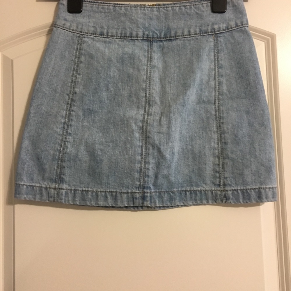 Free People Modern Femme denim skirt