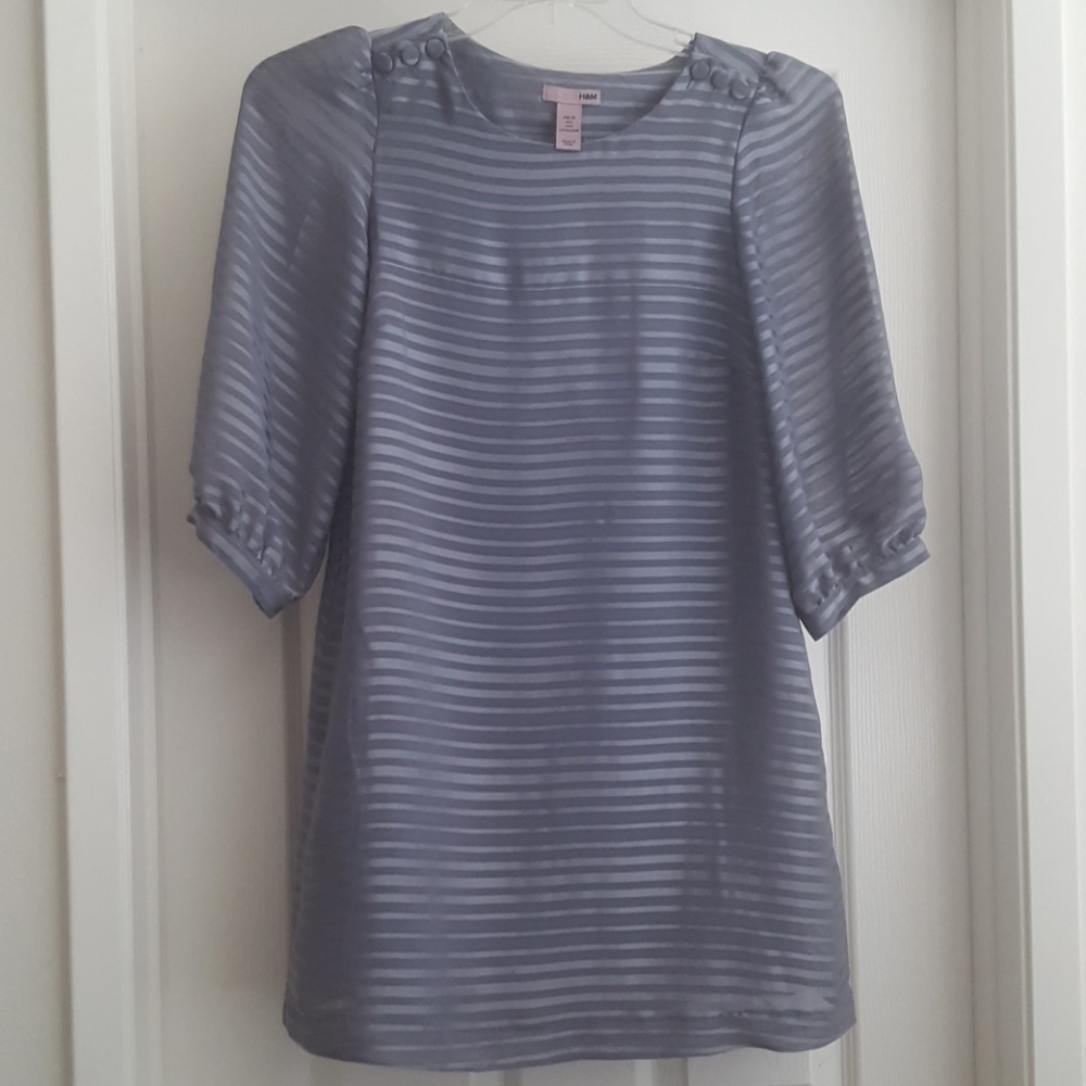 Darling short H&M silve and grey dress