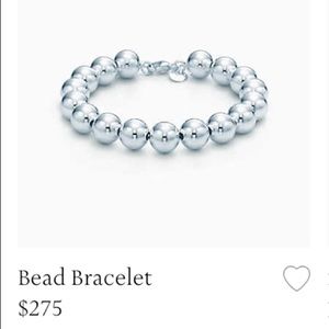 Tiffany & Co Bead Bracelet Sterling Silver