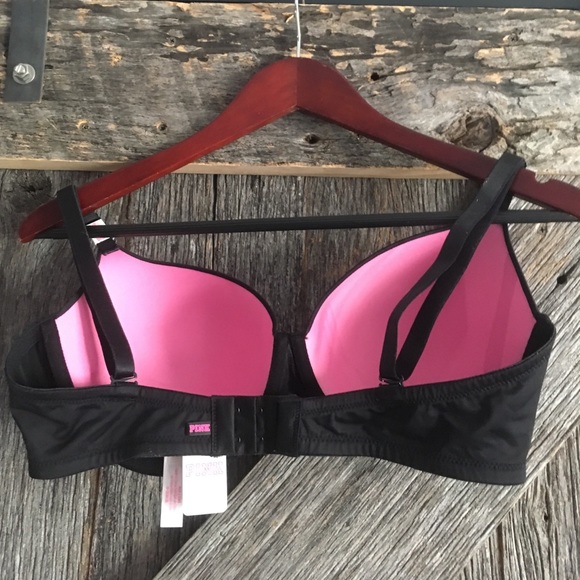 NWT Victoria’s Secret PINK Black Bra - Picture 2 of 5