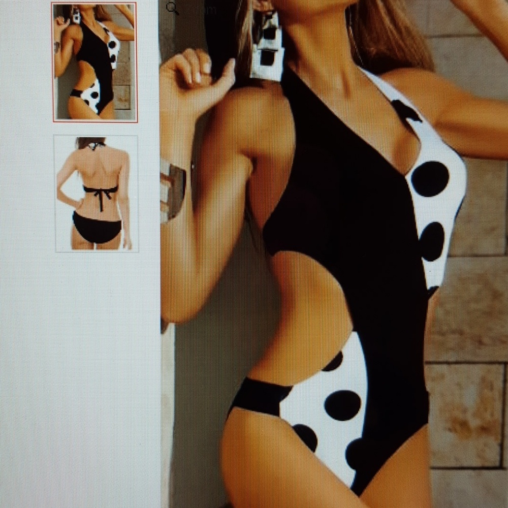 POLKA DOT SWIMSUIT