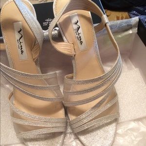 Silver Nina Shoes