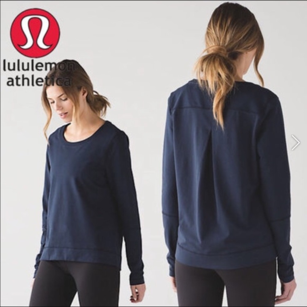 Lululemon Belle Long Sleeve in Navy Size 2