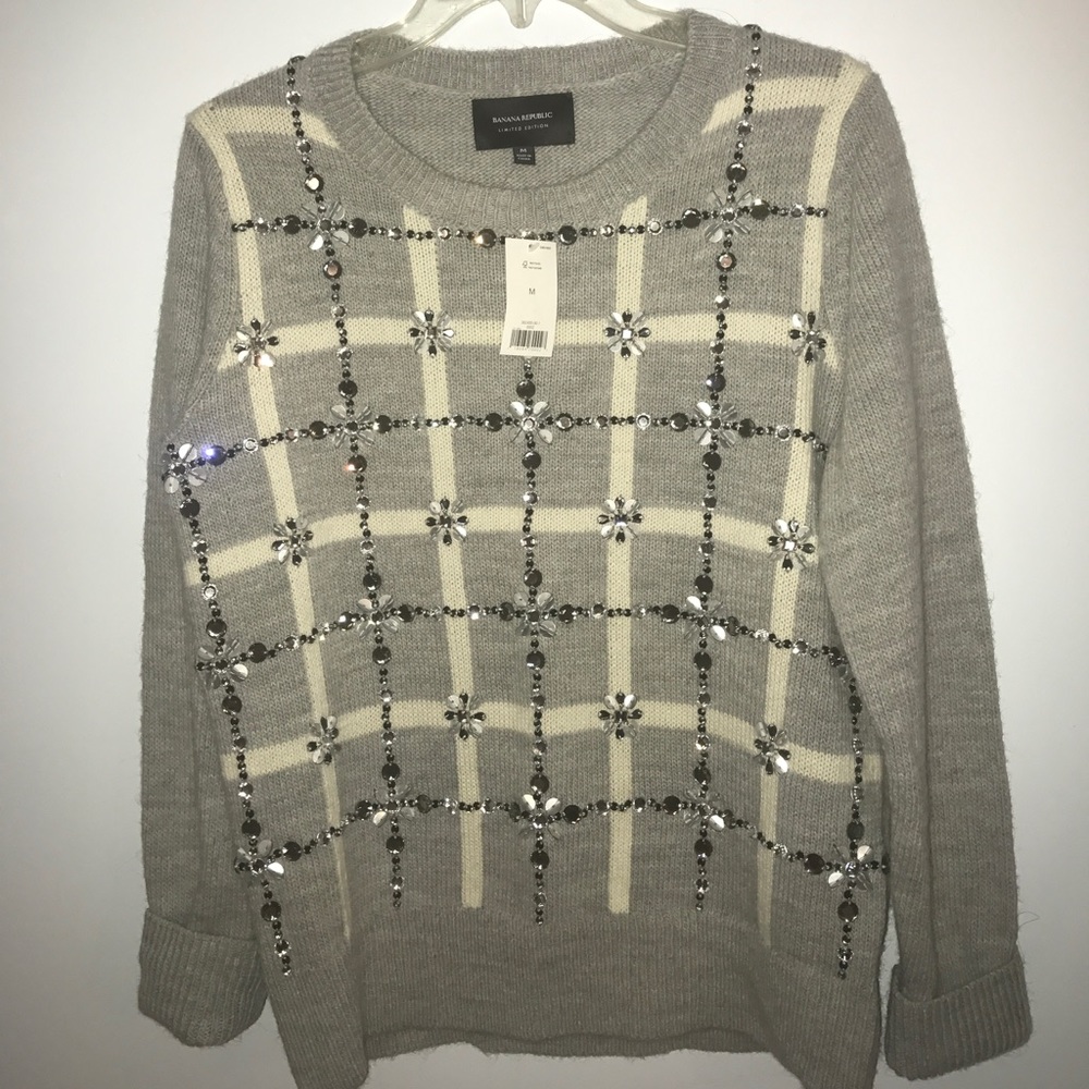 NWT Limited Edition Banana Republic Glam Sweater