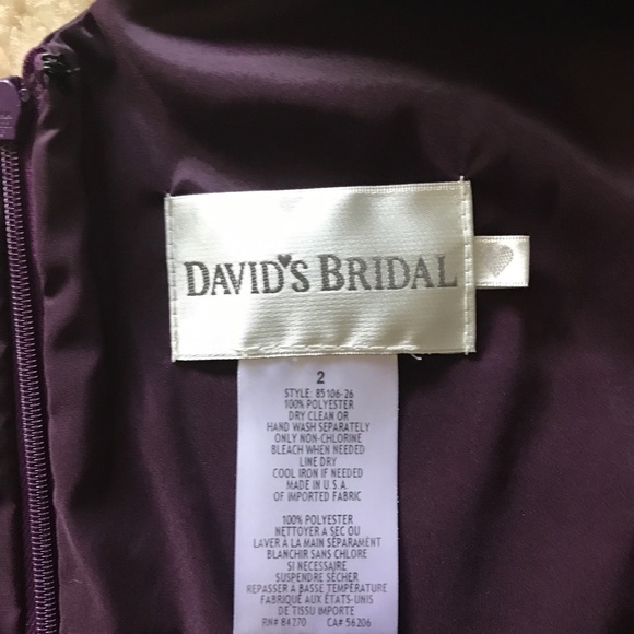 David's Bridal Bridesmaid Dress (item 28) - Picture 3 of 4