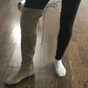 New OTK taupe boots