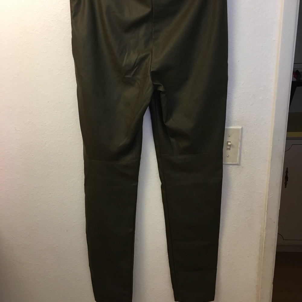 H&M Faux leather skinny pants