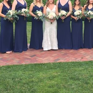 White by Vera Wang bridesmaid dress