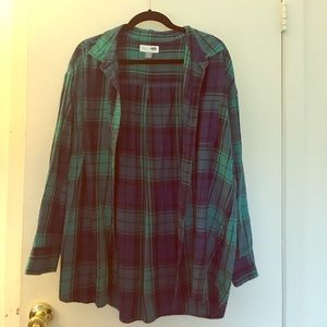 Flannel button down