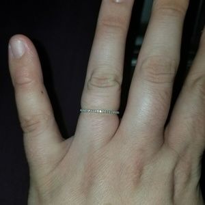 Diamond half eternity band