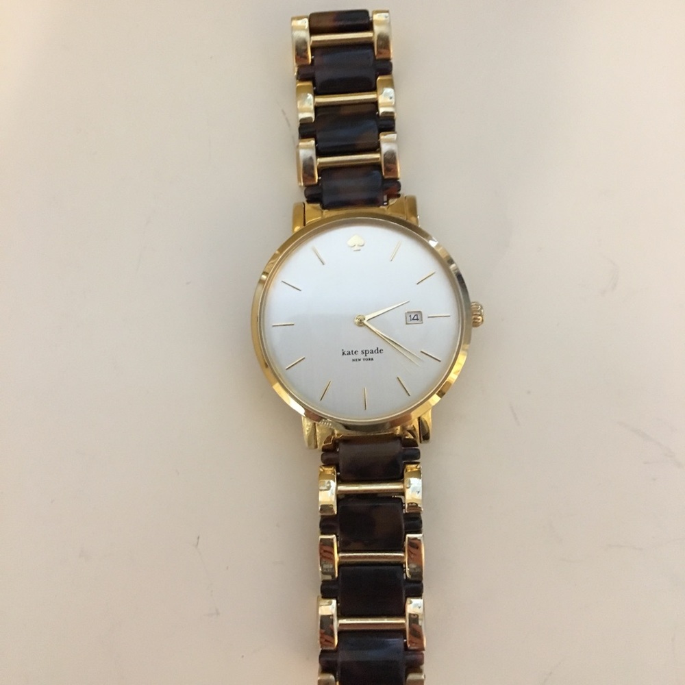 NWOT Kate Spade Gramercy Tortoise Watch