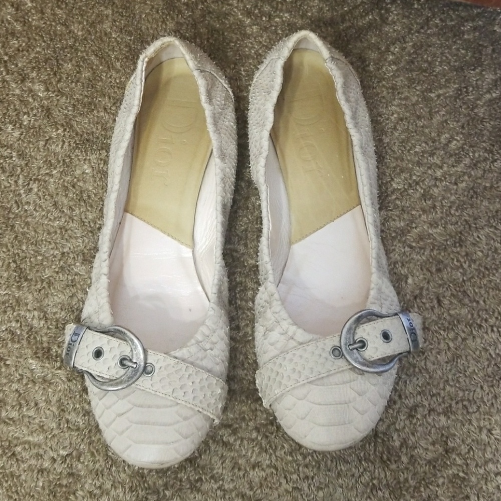 Dior python flats- go with almost everything:)