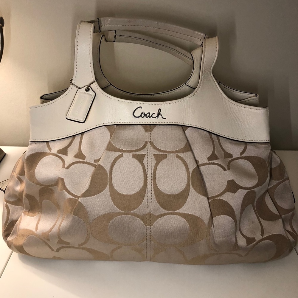 Coach signature bag large
