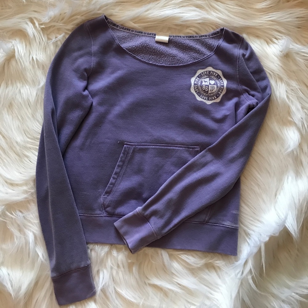 Victoria secret PINK off the shoulder pullover