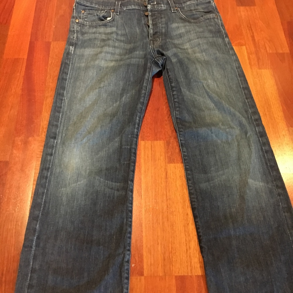 7 For All Mankind Men's Jeans. Size: 34W x 39L.