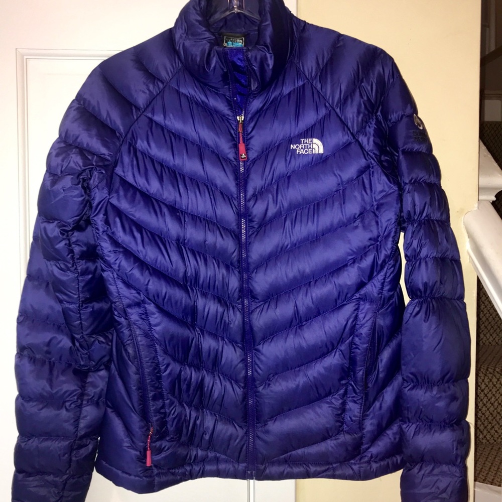 The North Face purple/blue summit series jacket