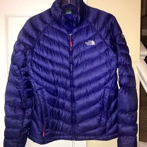The North Face purple/blue summit series jacket