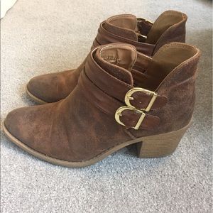 Vegan leather boots