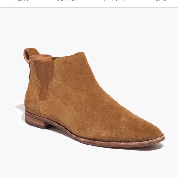 Madewell Shoes - Madewell Bryce Chelsea Boot tan suede size 7