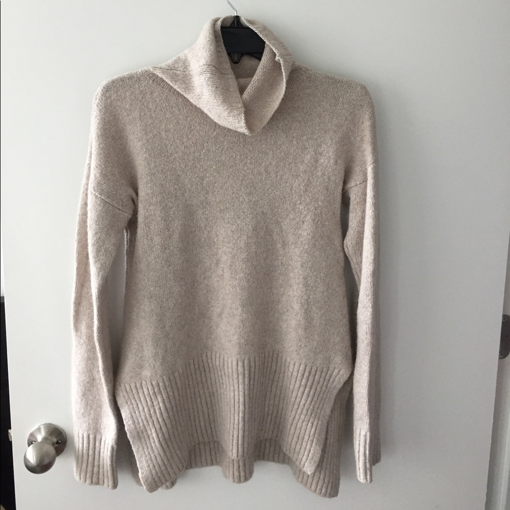 Lou & Grey Turtleneck with Side Slits