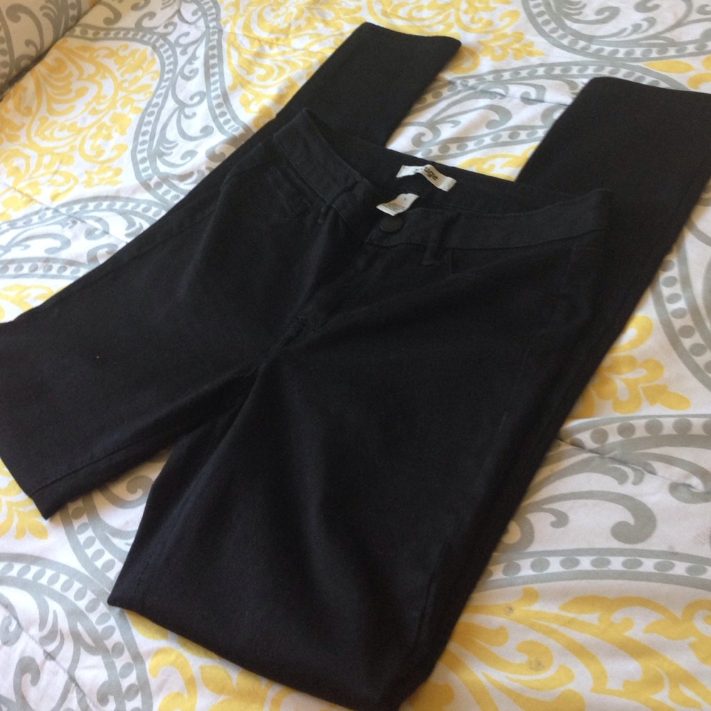 Black refuge jeggings