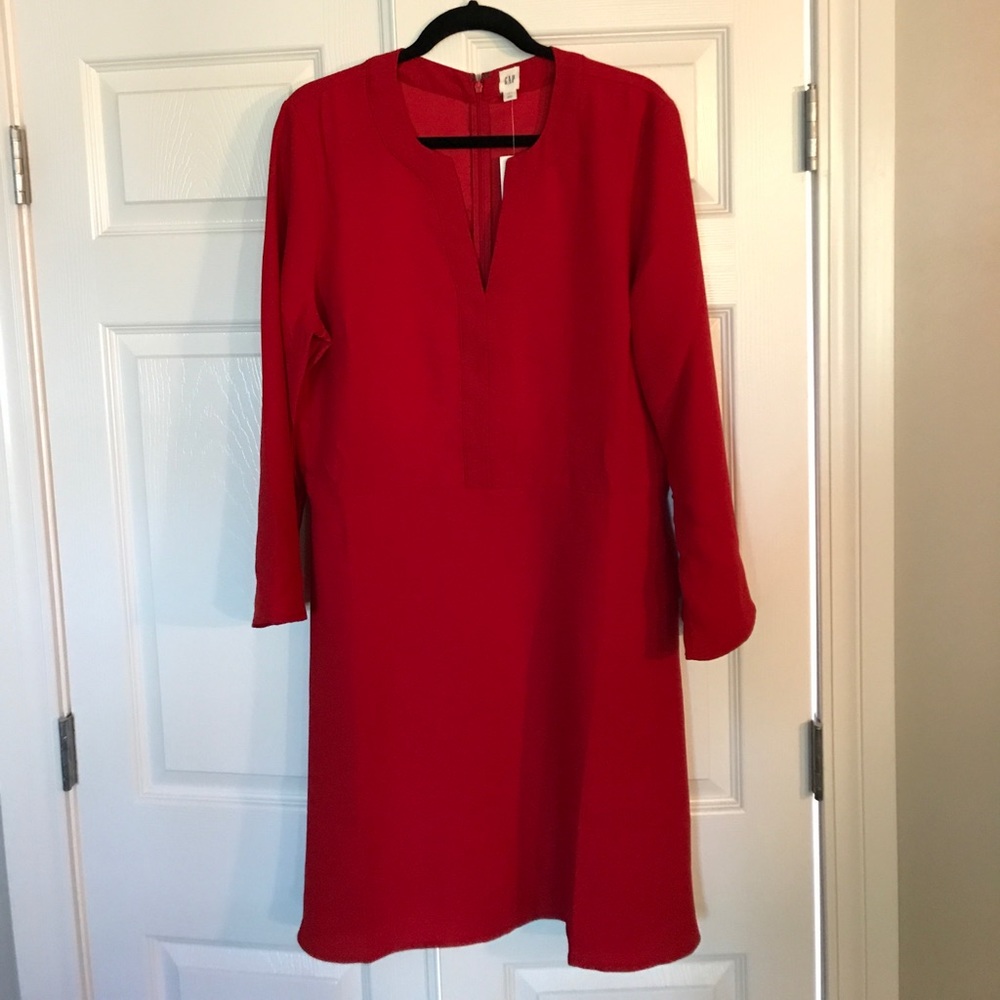 Gap A-line Red dress - NWT