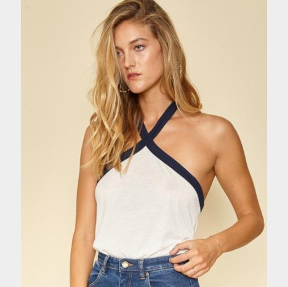 Prism halter tank top