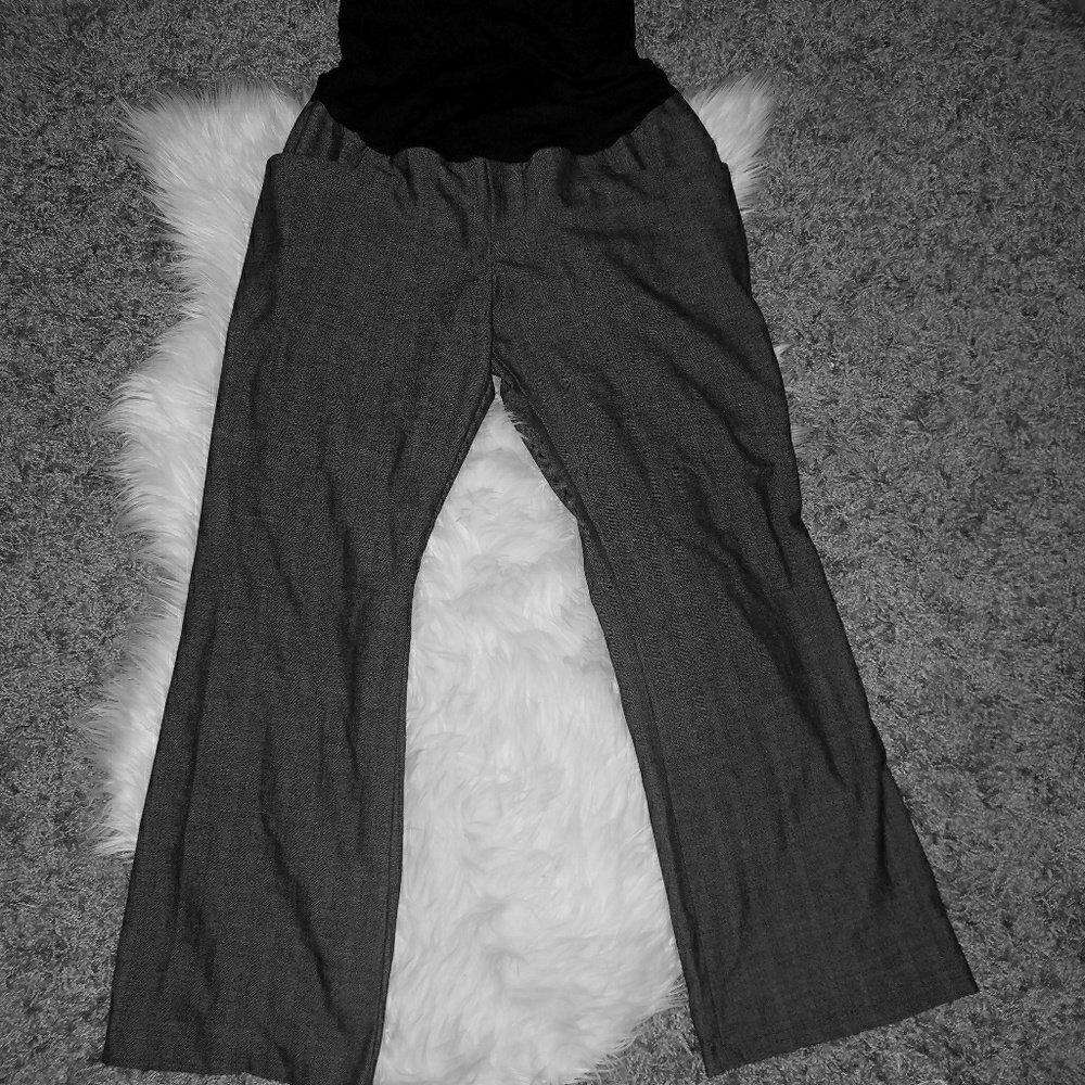 2 pairs of maternity work pants