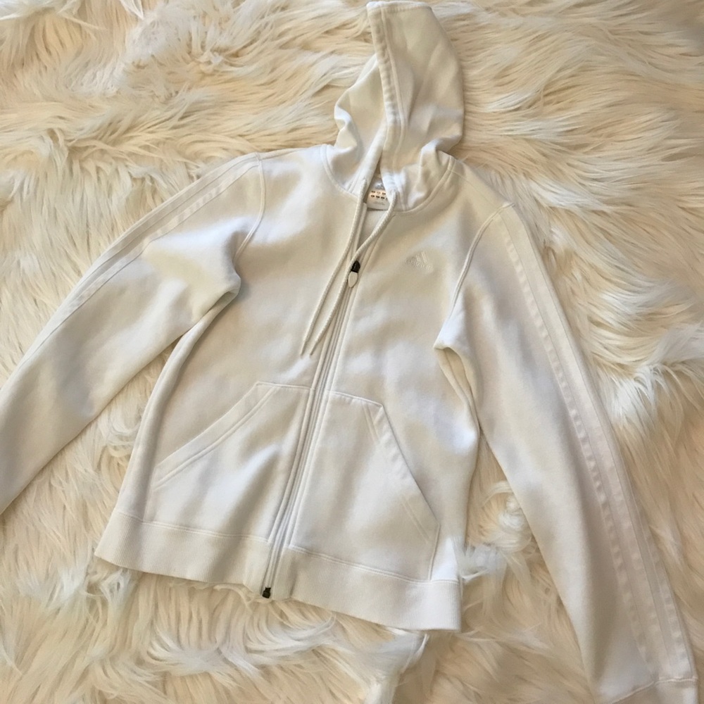 Adidas fleece zip up jacket