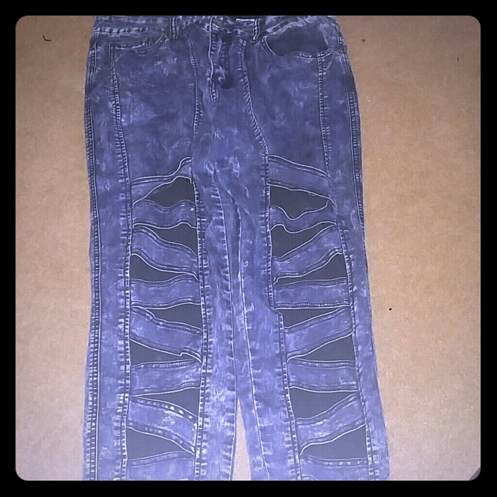 Stylish ripped jeans