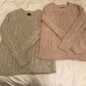 TWO AMERICAN EAGLE SWEATERS