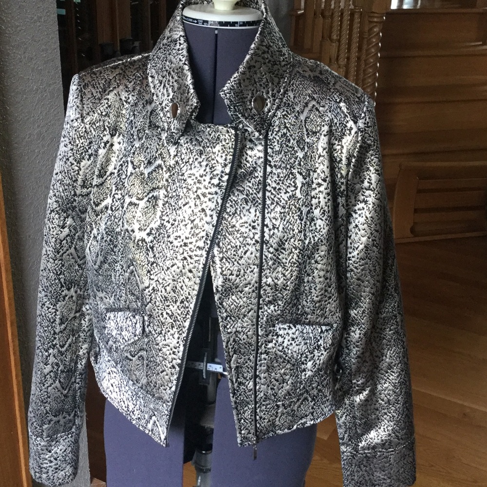 Snake print jacket