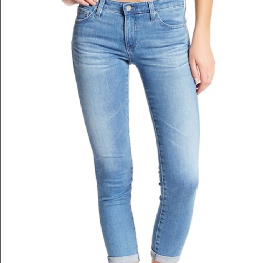 AG Cigarette Roll-up Jeans