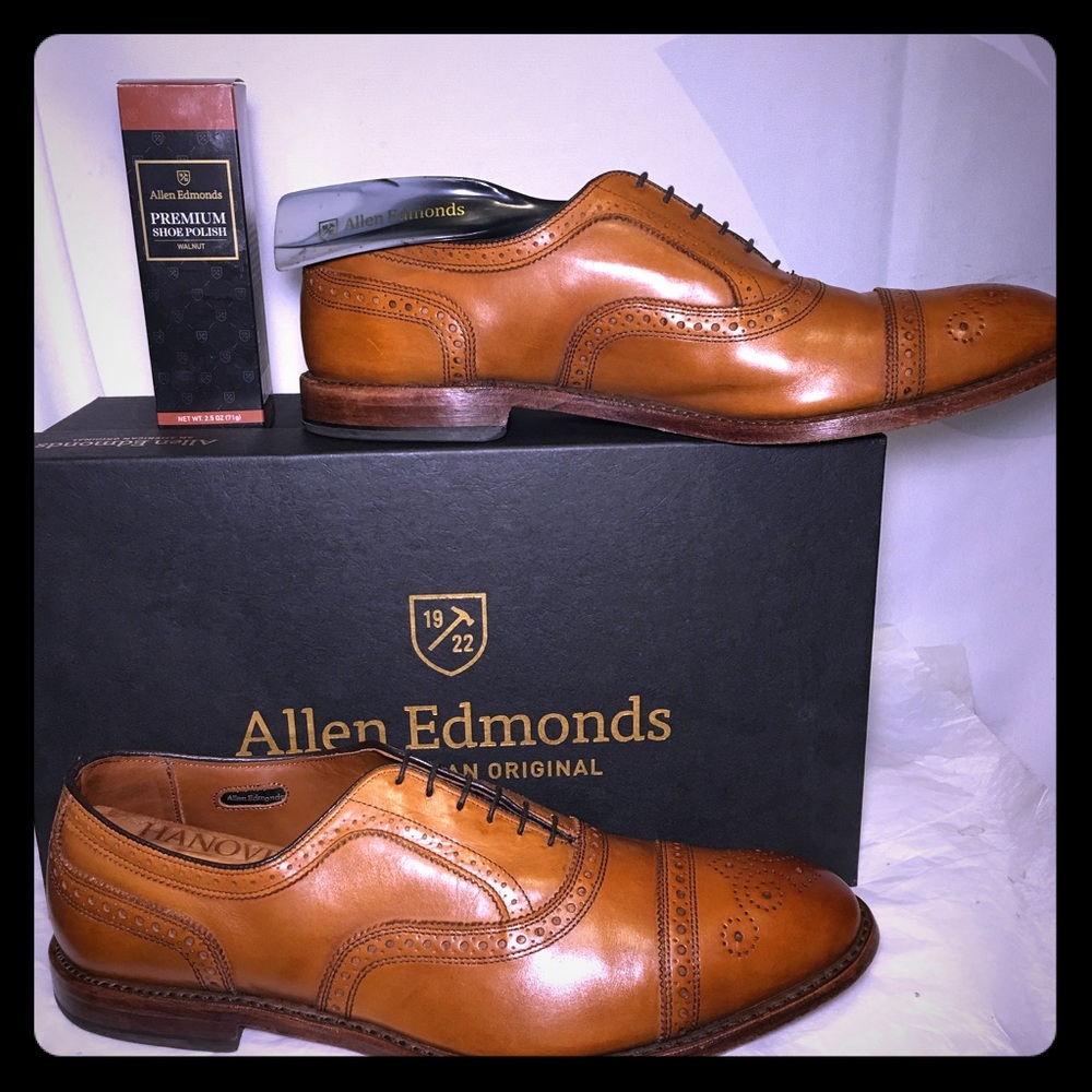 Allen Edmonds "Strand" walnut color size 14 D