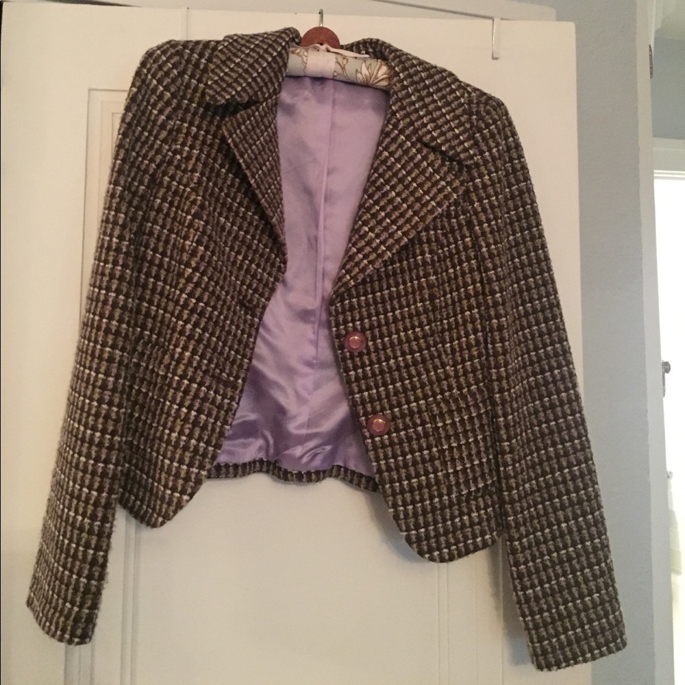 Tweed Chanel-like blazer