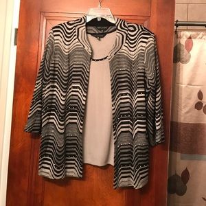 Tank and cardigan set