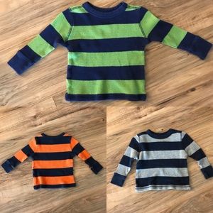 Set of 3- Old Navy Striped Top (12-18mo)