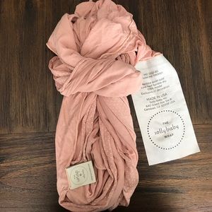 Solly baby wrap pink Swiss dot