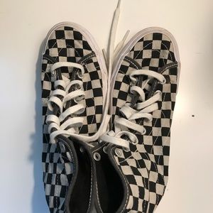 Vans Sk8-High Overwashed Checkerboard Sneakers